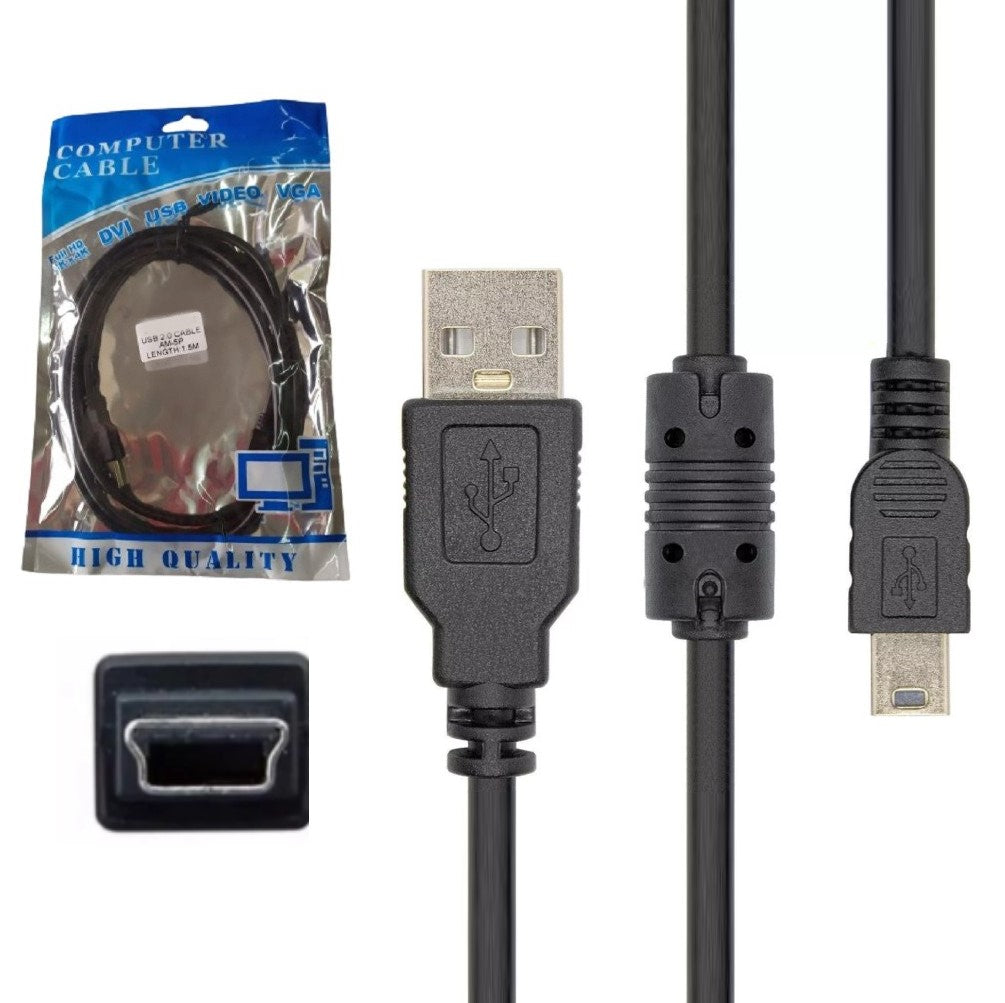 X10 Cable Usb A Mini Usb V3 Filtro 1.5 Metros Premium Ps3 Y Otros Electronicos