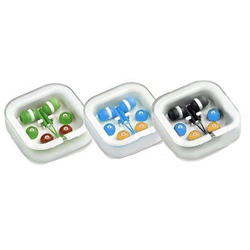 Auriculares Eco T20 Con 4 repuestos 3 Colores (Verde Negro Azul)