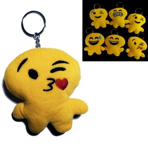 Llavero Grande Whatsapp Emoticones Emoji  Peluche de 9cm x 10,5cm