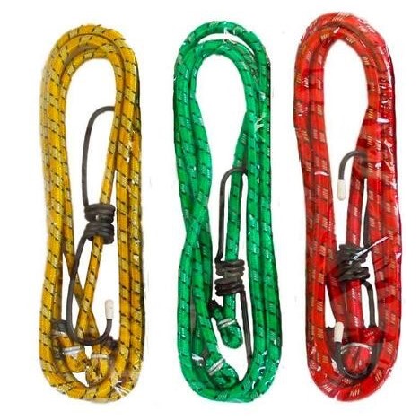 X3 Unidades Soga Tensor Elástico Ganchos de Metal Viajes Portaequipaje Otros En Bolsa