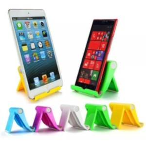 Soporte Stents Para Celulares Regulable 9,5x8Cm (En Caja) Color Amarillo