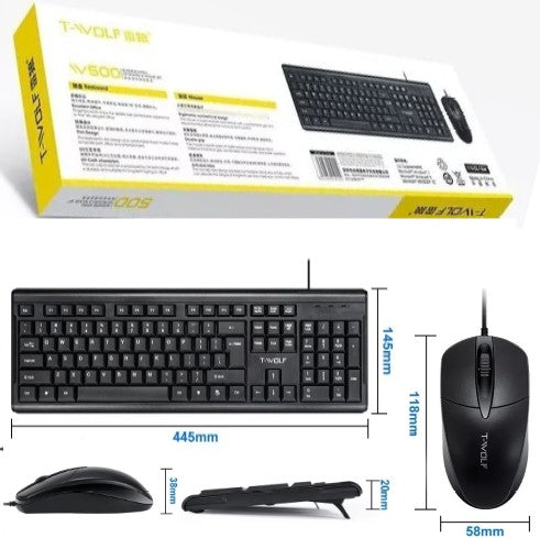 Combo W500 Teclado + Mouse