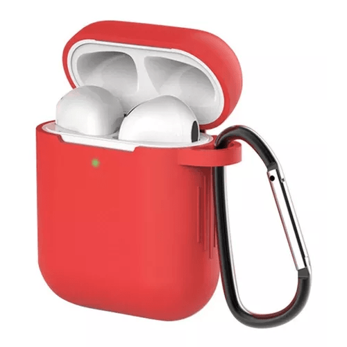 Fundas Para Auriculares I7 I7S I12 Y Otros Color Rojo