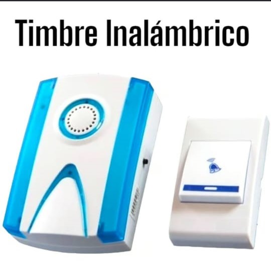 Timbre Inalámbrico Pilas Incluidas 23A + 2 pilas AA