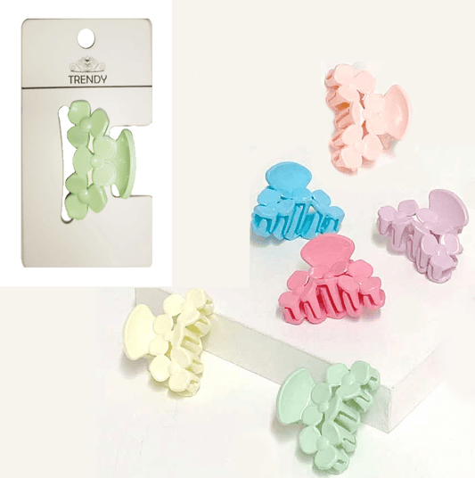 Broche 4Cm X 2,5Cm Tipo Flores Colores Pastel Con Presentacion