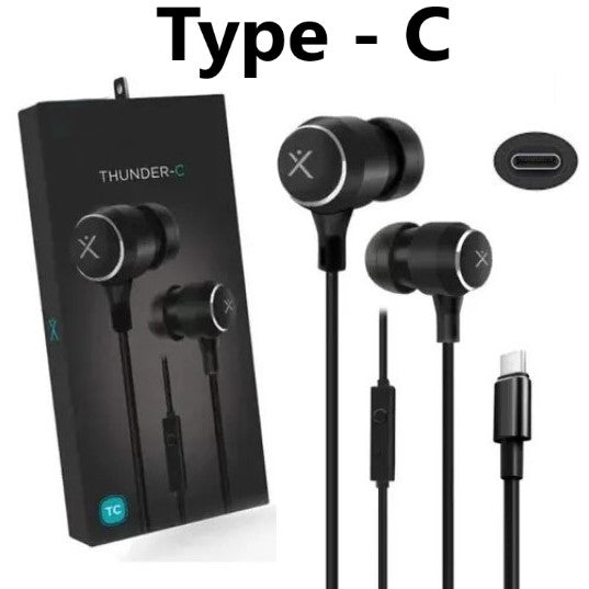 X10 Auriculares Manos Libres Premium Con Ficha Tipo C