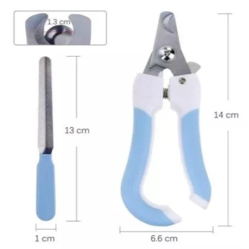 Corta Uñas Alicate + Lima Para Mascotas Perros Gatos