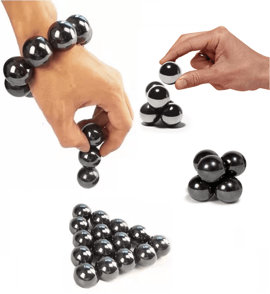 Bolón Magnético 2,5CM Hematita Formas Juguete Antiestress Masajes Sonidos Imán Por unidad (Suelto)