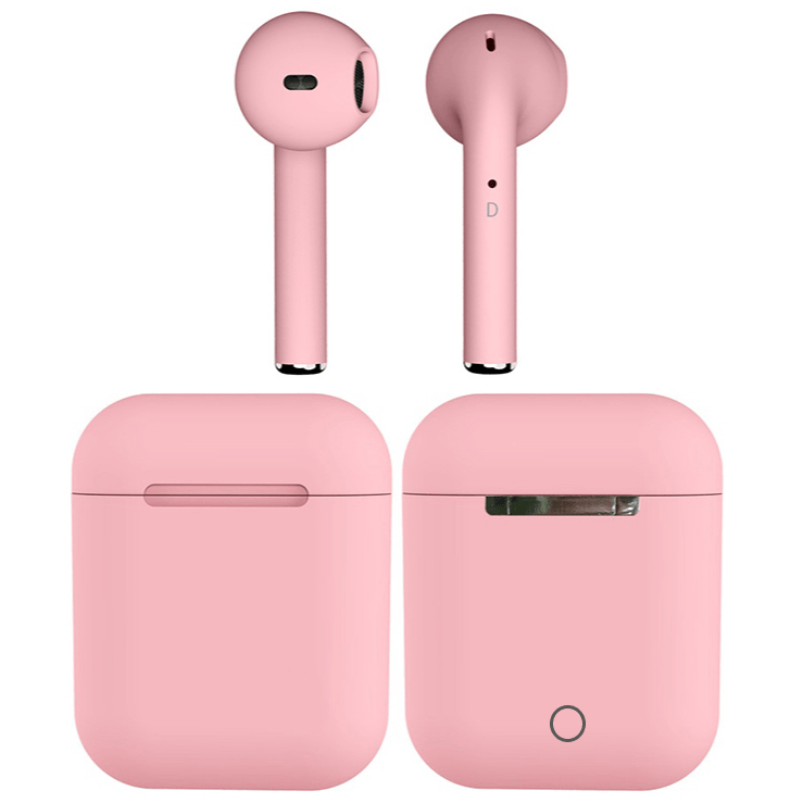 Auriculares Inalámbricos 12s V5 Tactil Tws Color Rosa
