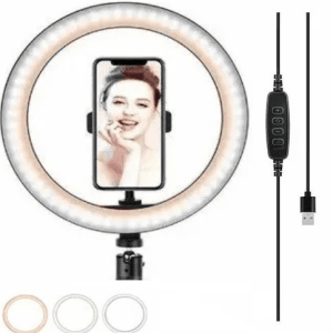 Aro De Luz Led Dimerizable Selfie Ancho 30Cm Diam. 12 Pulgadas